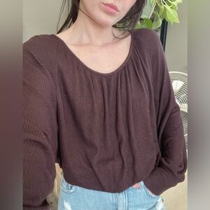 Vintage Havana Slouchy Knit Top